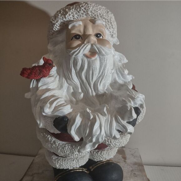 👍 Large 16" Santa Figure Unique. TS - Picture 1 of 7
